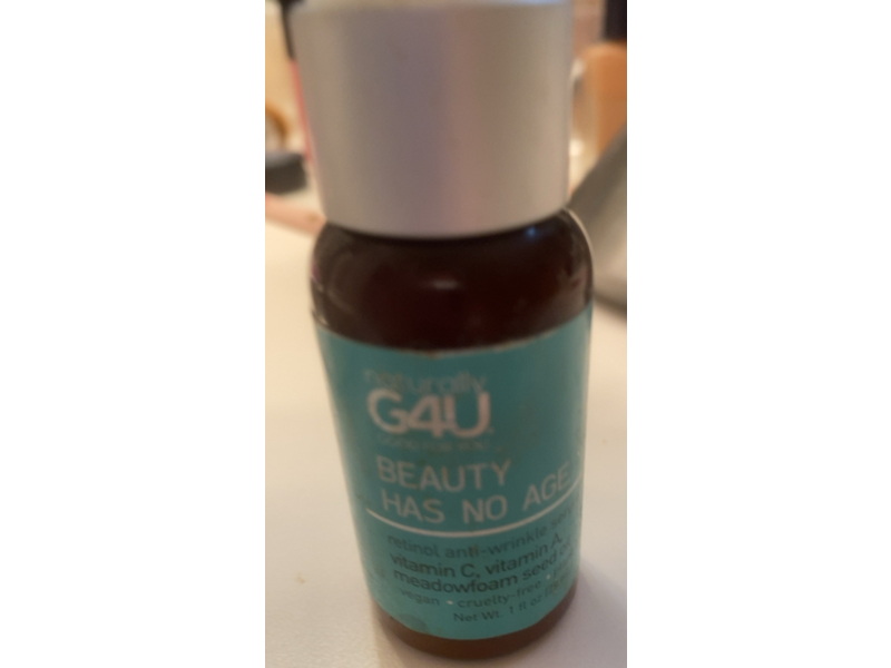Naturally G4U Retinol Anti Wrinkle Serum, Meadowfoam Seed Oil + Vitamin A & C, 1 fl oz/29 mL