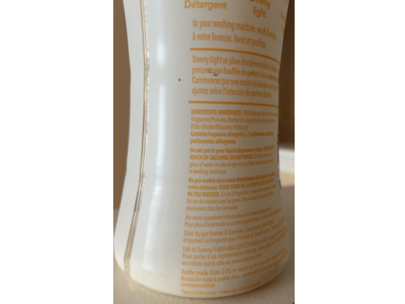 Downy Light In-Wash Scent Booster, Shea Blossom, 24.0 oz/680 g