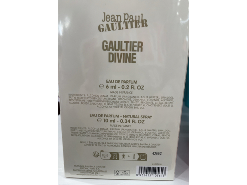 Jean Paul Gaultier Eau De Parfum Sets, Gaultier Divine