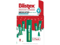 Blistex Medicated Lip Balm, SPF 15, Mint, 0.15 oz/4.25 g, 5 Pack - thumbnail 1