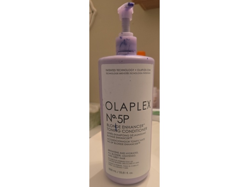 Olaplex Nº.5P Blonde Enhancer Purple Toning Conditioner, 33.81 fl oz/100 mL