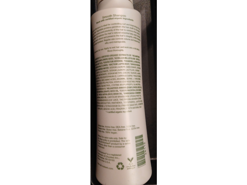 All Nutrient Smooth Shampoo, 12 fl oz/350 mL