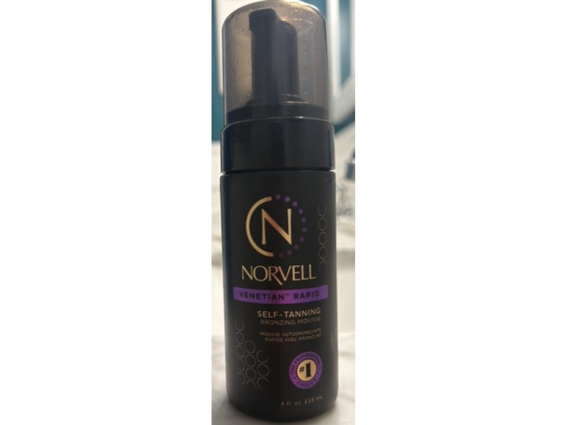 Norvell Venetian Rapid Self Tanning Bronzing Mousse, 4 fl oz/118 mL