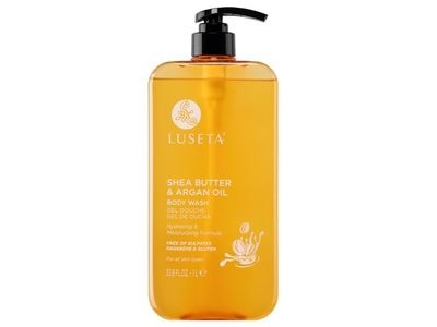 Luseta Body Wash, Shea Butter & Argan Oil, 33.8 fl oz/1L