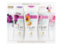 Olay Fresh Outlast Body Wash, Orchid & Black Current, Peach & Cherry Blossom, Rose Water & Sweet Nectar, 70.8 fl oz/ 2.09, Pack Of 3 - thumbnail 1
