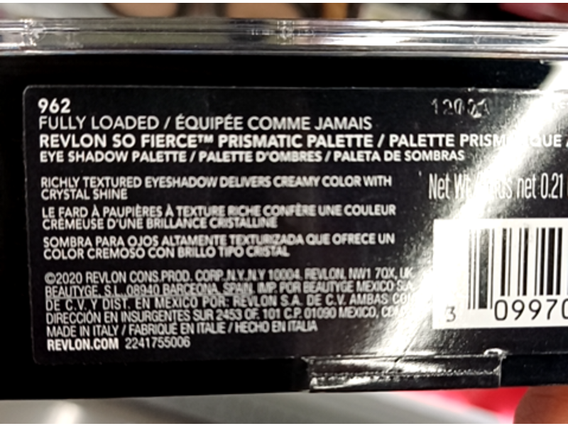 Revlon So Fierce Eyeshadow Palette, 962 Fully Loaded, 0.21 oz