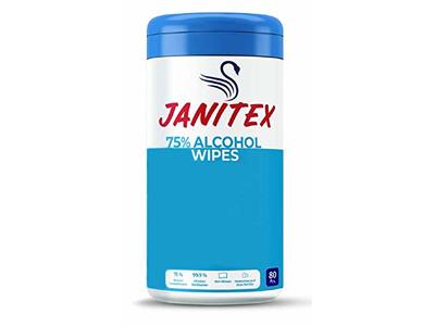 Janitex Disinfecting Alcohol Wipes, 80 Pacs