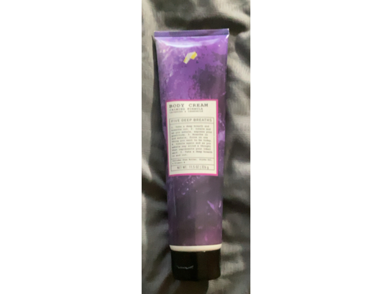 Five Deep Breaths Body Cream, Lavender & Chamomile, 11.5 oz/326 g