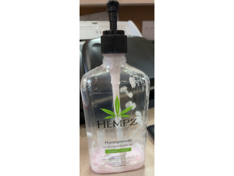 Hempz Herbal Body Moisturizer, Pomegranate, 17 fl oz/500 mL