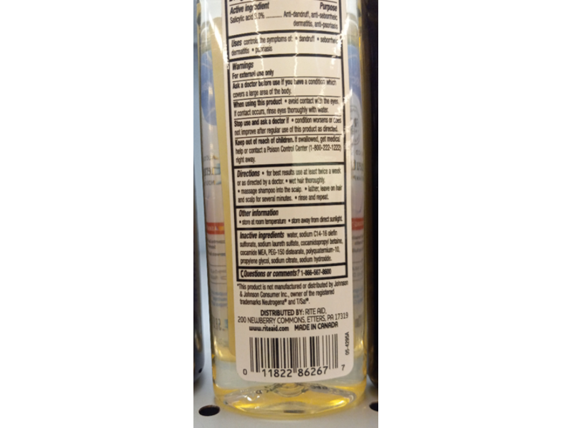 Rite Aid therapeutic Dandruff Shampoo, Maximum Strength, , 4.5 fl oz/133 mL