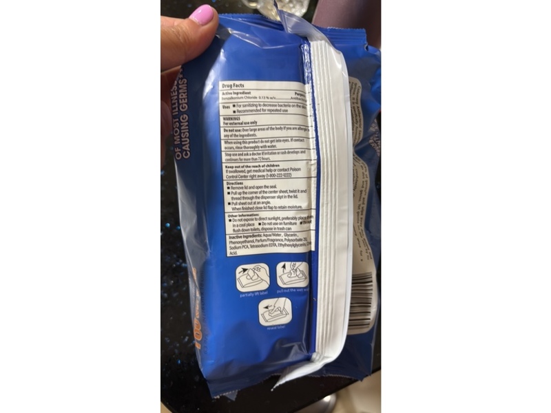 Colemerg Hand Santizing Wipes, 100 Count, Pack Of 12