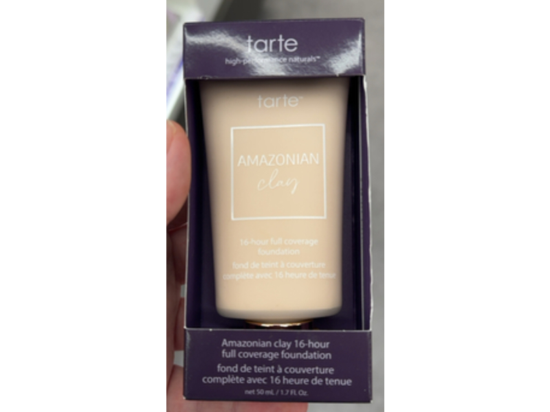 Tarte Amazonian Clay foundation, 12B Fair Beige, 1.7 fl oz/50 mL