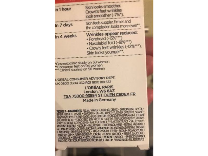 L'oreal Paris Revitalift Fast Acting Anti-wrinkle + Extra Firming Serum, 1 oz/30 mL