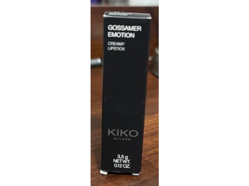 Kiko Milano Gossamer Emotion Creamy Lipstick, 141 Raspberry, 0.12 oz/3.5 g