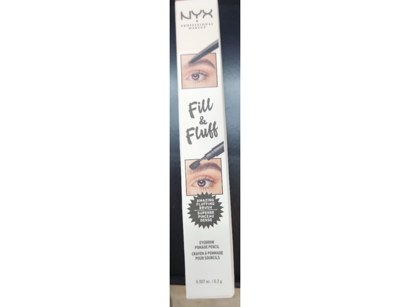 NYX Professional Makeup Fill & Fluff Eyebrow Pomade Pencil, Chocolate, 0.007 oz