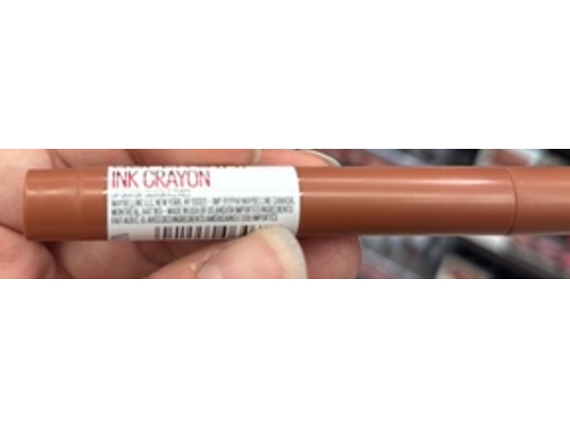 Maybelline Super Stay Ink Crayon Matte Lipstick, 160 Stop At Nothing, 0.04 oz