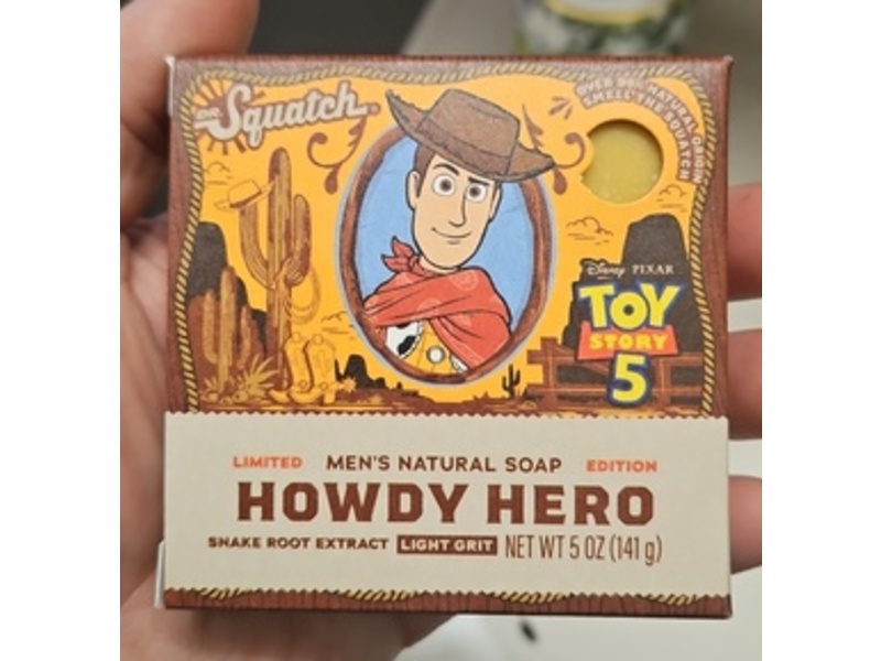 Dr.Squatch Men's Natural Soap, Howdy Hero, 5 oz/141 g