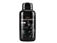 Limer 6-In-1 Hair Dye Shampoo, Dark Brown, 15.55 fl oz/460 mL - thumbnail 1