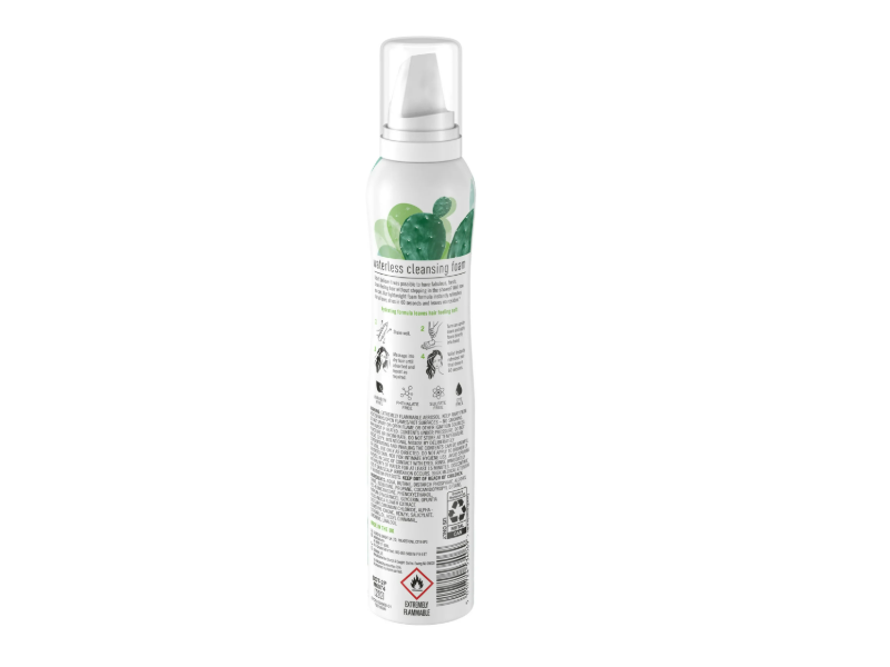 Batiste Waterless Cleanse+Hydrate Cleansing Foam, Cactus Water, 3.60 oz/102 g