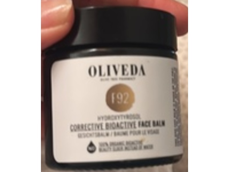 Oliveda Corrective Bioactive Face Balm, F92 Hydroxytyrosol, 2 fl oz/60 mL