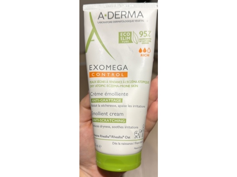 A-Derma Exomega Control Emolient Cream, 200 mL