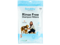 Scrubby Instant Bath Rinse Free Shampoo Mittens, 5 count - thumbnail 1
