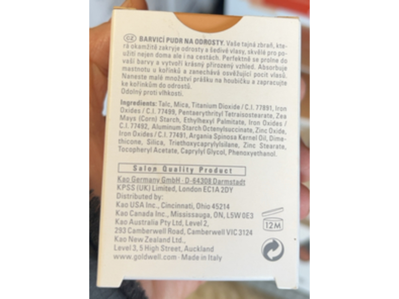 Goldwell Dualsenses Color Revive Root Retouch Powder, Medium to Dark Blonde, 0.13 oz/3.7 g