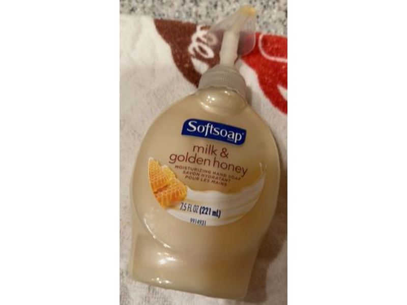 Softsoap Moisturizing Hand Soap, Milk & Golden Honey, 7.5 fl oz/221ml