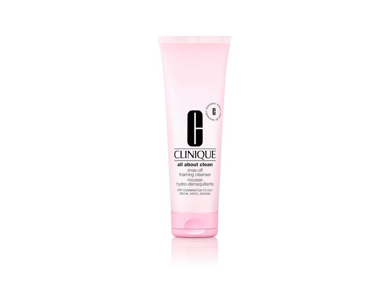 Clinique All About Clean Rinse-Off Foaming Cleanser Mousse, 8.5 oz/250 mL