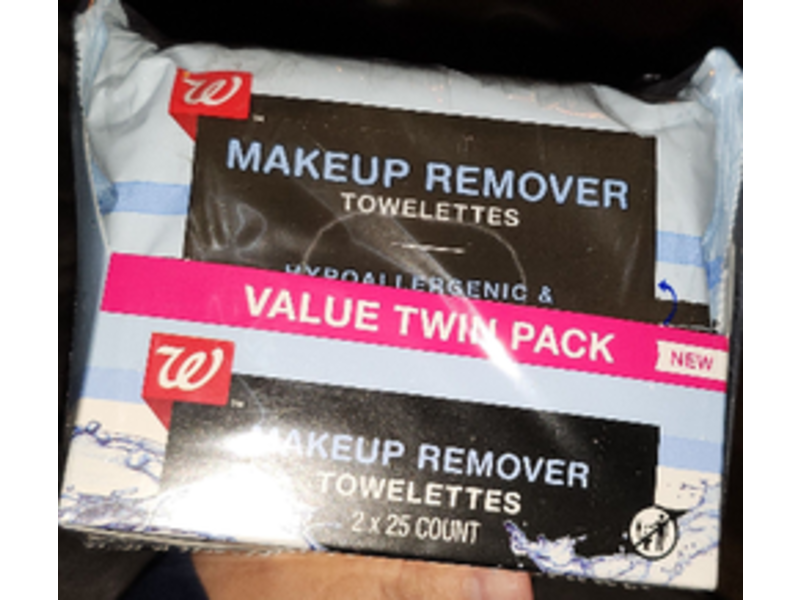 Walgreens Makeup Remover, 25 Count