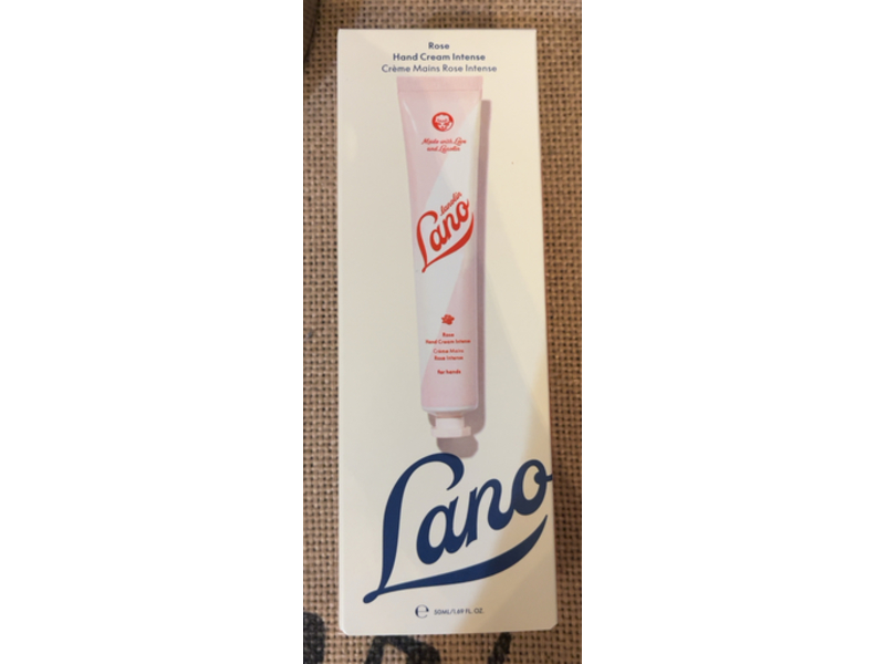 Lanolips Lano Hand Cream Intense, Rose, 1.69 fl oz/50 mL