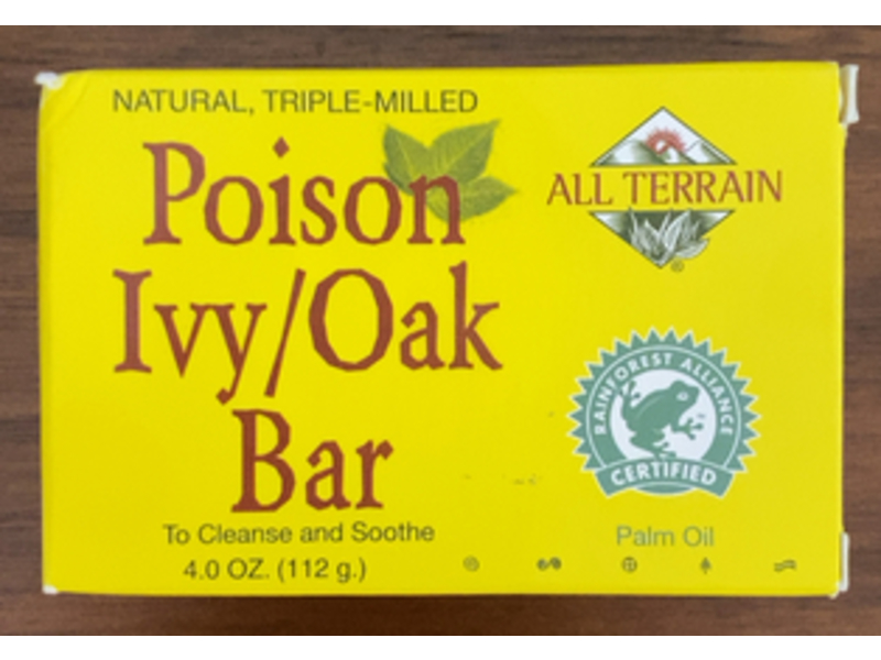 All Terrain Cleanse & Soothe Bar Soap, Poison Ivy Oak, 4.0 oz/112 g