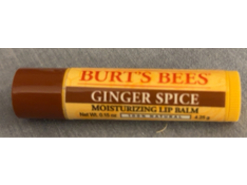 Burt's Bees Moisturizing Lip Balm, Ginger Spice, 0.15 oz/4.25 g