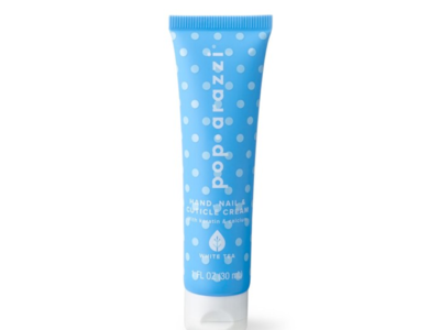 Pop.Arazzi Keratin & Calcium Hand, Nail & Cuticle Cream, White Tea, 1 fl oz/30 mL
