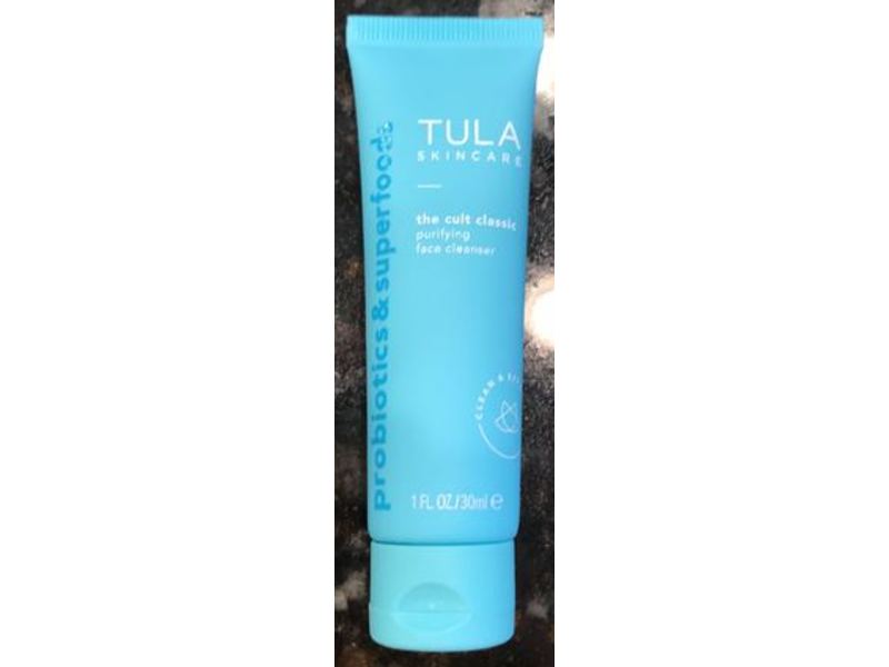 Tula Skin Care The Cult Classic Purifying Face Cleanser, 1 fl oz/30 mL