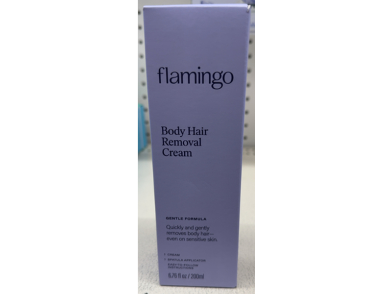 Flamingo Body Hair Removal Cream, 6.76 fl oz/200 mL