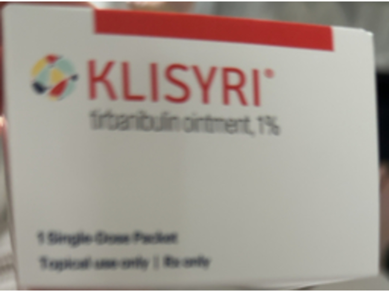 Klisyri (tirbanibulin) Ointment 1 %, 0.25g (5 Single Packets) Almirall Pharmaceutical Company
