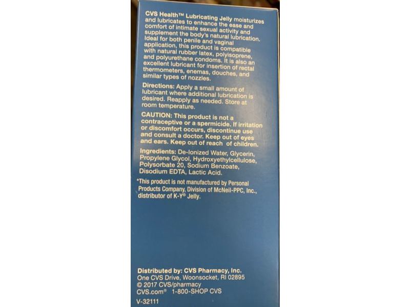 CVS Health Lubricating Jelly, 4 oz/114 g