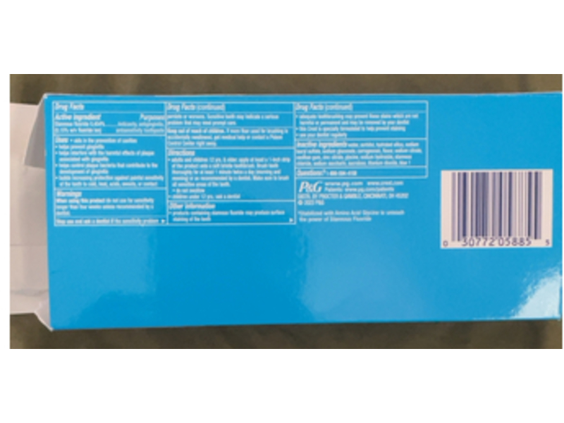 Crest Pro - Health Fluoride Toothpaste, Clean Mint, 4.3 oz/121 g, Pack Of 2