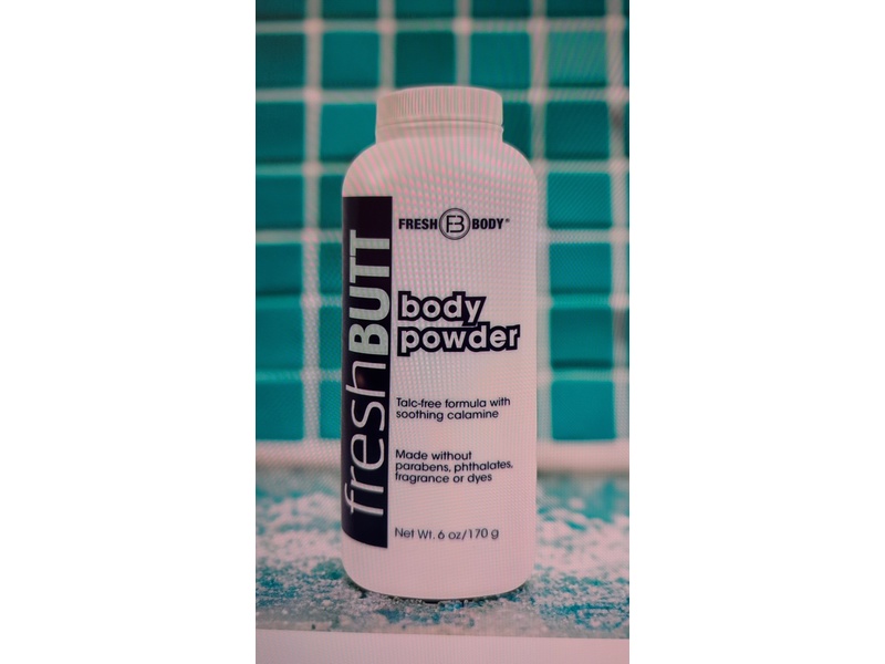 Fresh Body Butt Body Powder, 6 oz/170 g