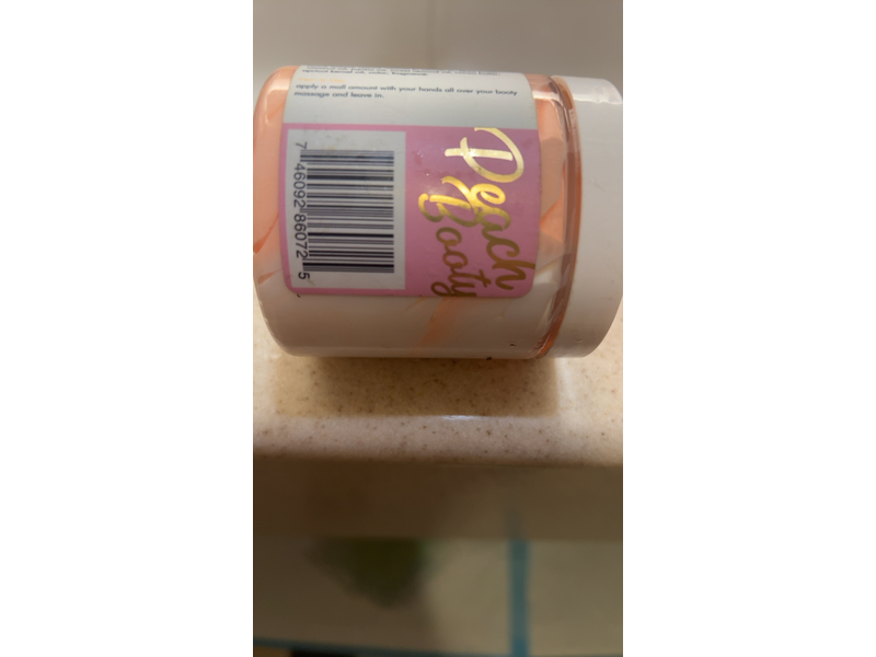 AMNH Skin Care Peach Booty Butt Butter, 8 Fl Oz