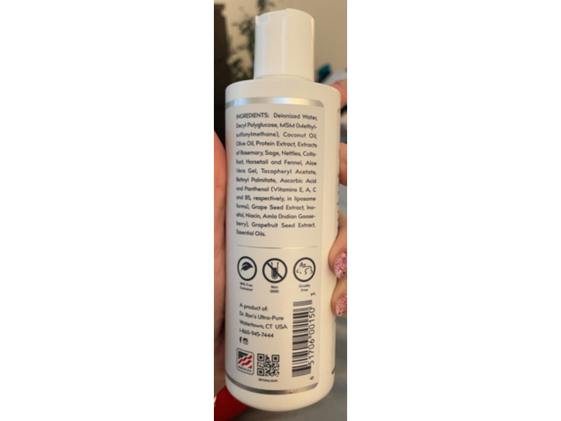 Ultra Aesthetics Msm Shampoo, 8 fl oz/237 mL