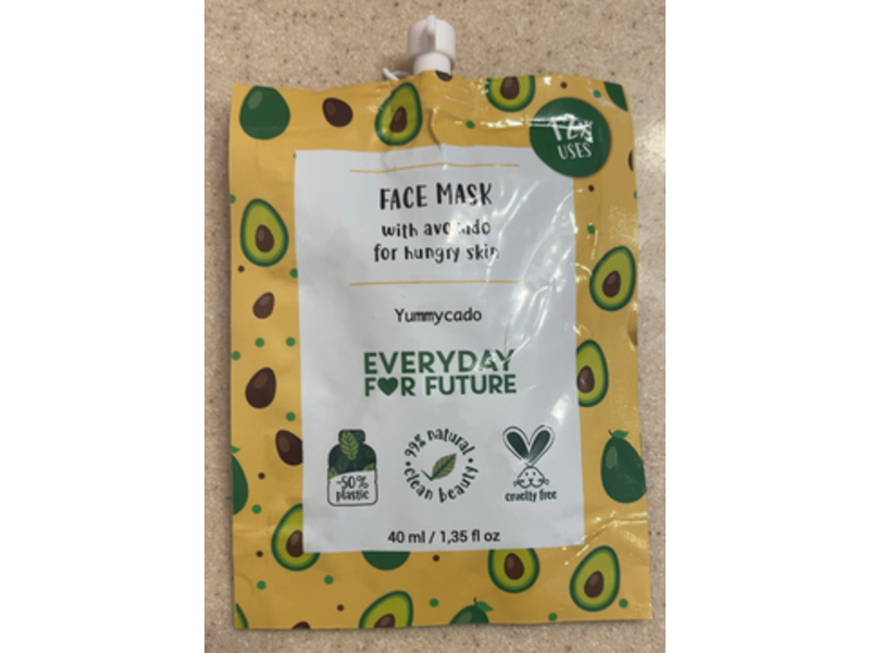 Everyday For Future Yummycado Avocado Face Mask, 1.35 fl oz/40 mL