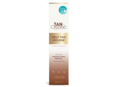 TanOrganic Self Tan Mousse, Medium Dark, 4.05 fl oz/120 mL