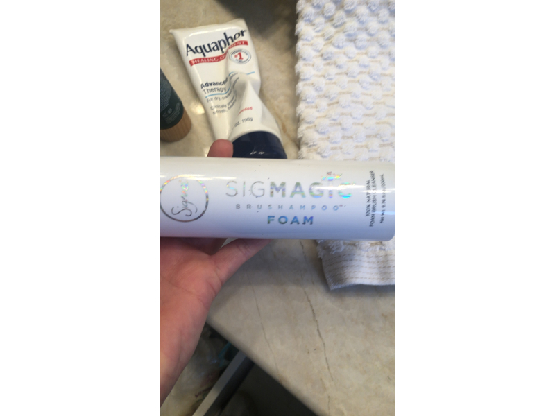 Sigmagic Brush Cleaner, Brushampoo Foam, 6.76 fl oz/200 mL
