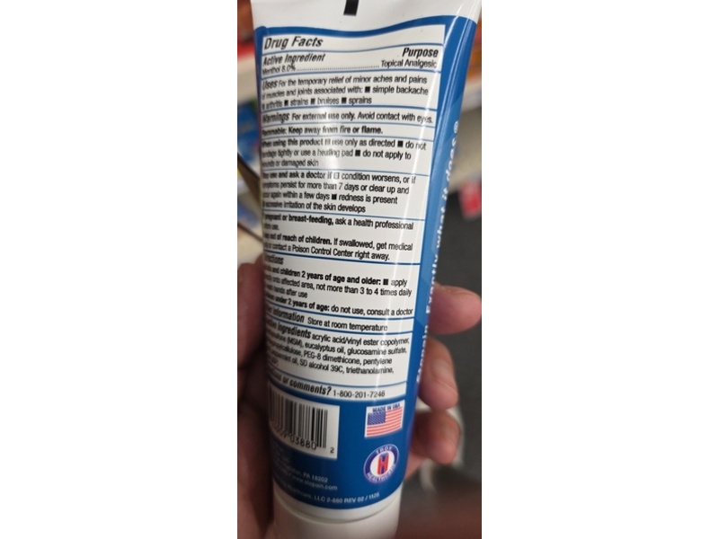 Stopain Extra Strength Pain Relieving Gel, 3 fl oz/88 mL