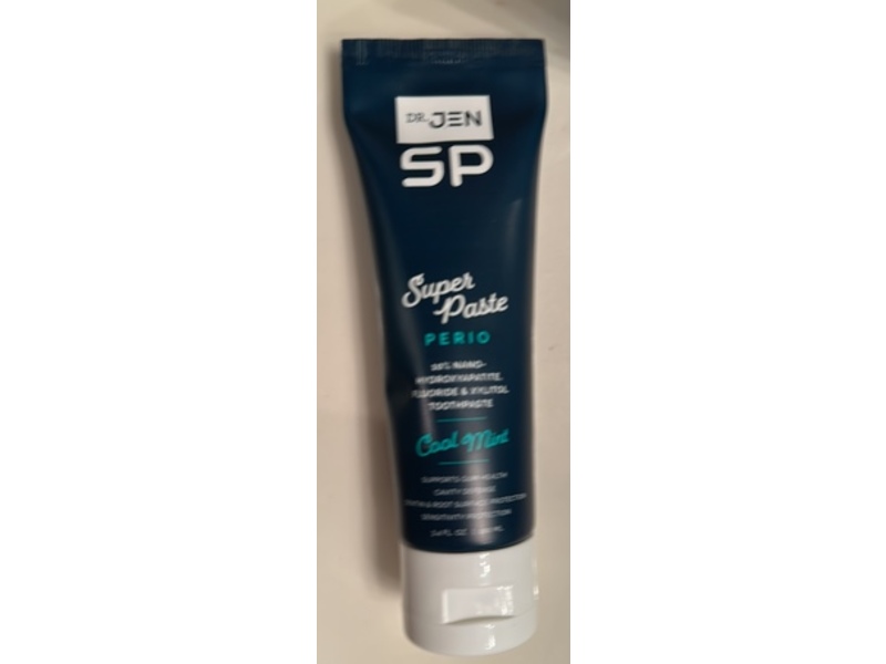 Dr. Jen Super Paste Perio Toothpaste, Cool Mint, 3.4 fl oz/100 mL