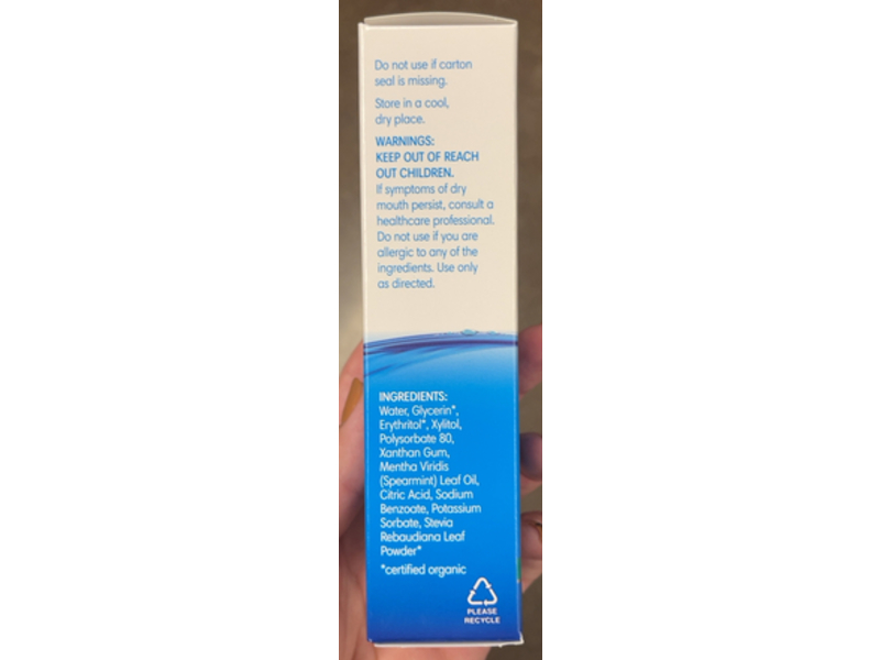 Kroger Dry Mouth Moisturizing Spray, 1.5 fl oz/44.3 mL