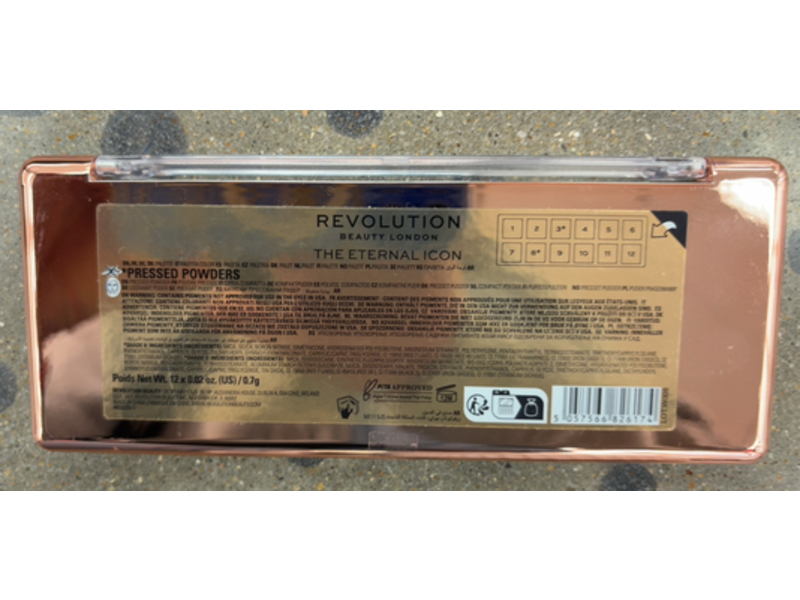 Revolution Beauty London Eyeshadow Palette, The Eternal Icon, 0.02 oz/0.7 g