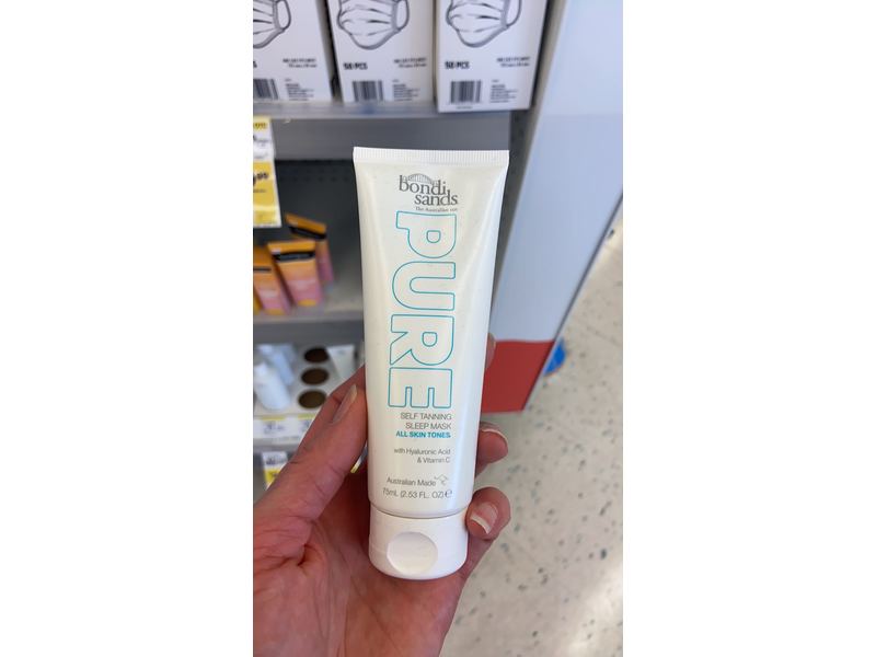 Bondi Sands Pure Self-Tanning Sleep Mask, 2.53 oz / 75 mL